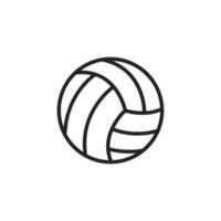 Volleyball-Symbol Vektor-Logo-Symbol-Vorlage vektor
