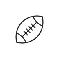 American-Football-Icon-Design-Vorlage vektor