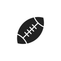 American-Football-Icon-Design-Vorlage vektor