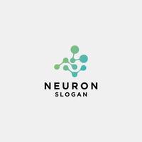 Neuron-Logo-Symbol-Vektor-Bild vektor