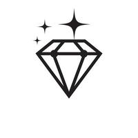 Diamant-Logo-Vorlage vektor