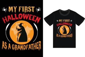 halloween t-shirt design vektor mall.