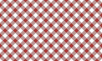 retro årgång sömlös röd gingham mönster rutig tyg trasa vektor