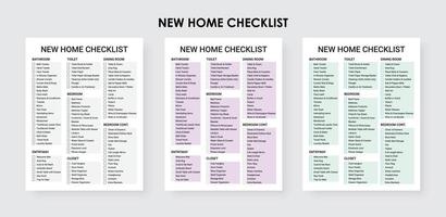 Checklistenplaner für die neue Hauswartung, Planer für die Hausverwaltung vektor