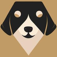 Illustrationsvektorgrafik des braunen Hundes lokalisiert gut für Logo, Ikone, Maskottchen, Druck oder passen Sie Ihr Design an vektor