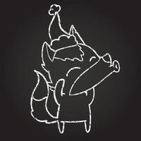 christmas wolf krita ritning vektor