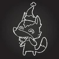 christmas wolf krita ritning vektor