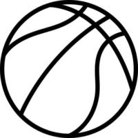 Liniensymbol für Ball vektor