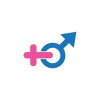 Gender-Logo-Vektor vektor