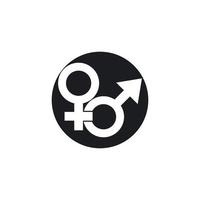 Gender-Logo-Vektor vektor