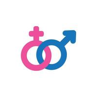 Gender-Logo-Vektor vektor