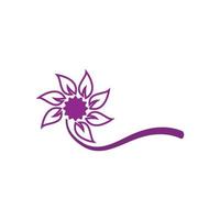 Plumeria-Blume-Logo vektor