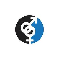 Gender-Logo-Vektor vektor