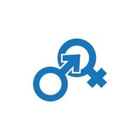 Gender-Logo-Vektor vektor