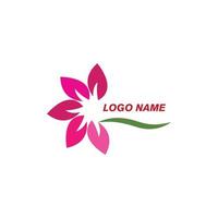 Plumeria-Blume-Logo vektor