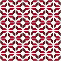 abstraktes geometrisches nahtloses Muster. geometrische rote Farbe Musterdesign Vintage-Stil. ethnisches geometrisches rotes Farbmuster auf weißem Hintergrund für Innendekorationselemente, Verpackung. vektor