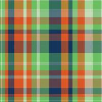 Tartan oder kariertes Halloween-Farbmuster. vektor