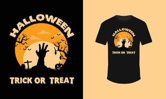 Happy Halloween T-Shirt Design vektor