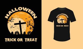 glad halloween t -shirt design vektor