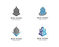 Sammlung von Immobilien-Logo vektor