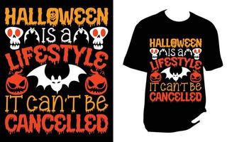 Halloween-T-Shirt-Design vektor