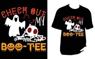 Halloween-T-Shirt-Design vektor