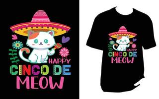 Cinco de Mayo-T-Shirt-Design vektor