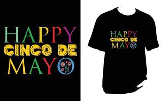 Cinco de Mayo-T-Shirt-Design vektor