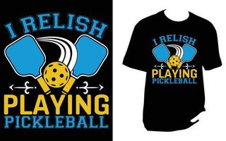 Pickleball-T-Shirt-Design vektor