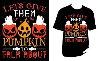 Halloween-T-Shirt-Design vektor