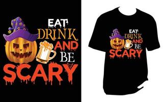 Halloween-T-Shirt-Design vektor