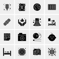 16 universelle Business-Icons Vektor kreative Icon-Illustration zur Verwendung in Web- und mobilen Projekten