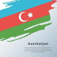 illustration av azerbaijan flagga mall vektor