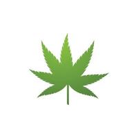 Cannabis-Marihuanna-Logo vektor