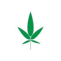 Cannabis-Marihuanna-Logo vektor