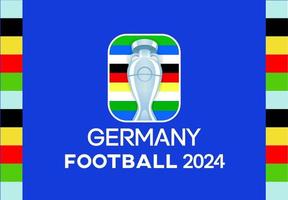 de europeisk fotboll kopp 2024 i Tyskland vektor