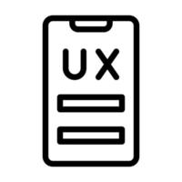 ux ikon design vektor