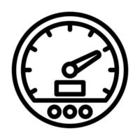 Tachometer-Icon-Design vektor