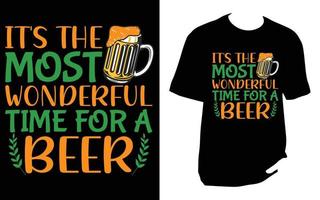 Craft-Bier-T-Shirt vektor