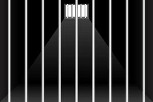 fängelse och fängelsecellbakgrund vektor