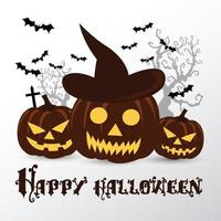 Halloween-Tag-Symbol-Vektor-Illustration, Banner-Halloween-Tag. vektor