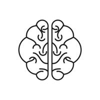 Gesundheit Gehirn Vektor Illustration Symbol Vorlage