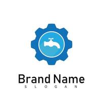 Zahnrad-Logo-Design-Symbol Automotive vektor