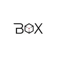 Box-Logo-Design-Symbol vektor