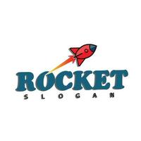 Raketen-Logo-Technologie-Symbol vektor