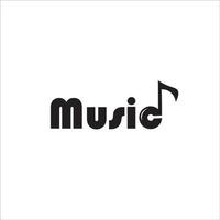 Musik-Logo-Design-Symbol vektor