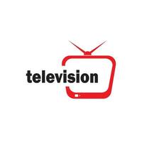 TV-Technologie-Logo-Design vektor