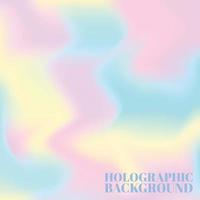 holographische Hintergrundvektoren entwerfen Pastellhintergrund vektor