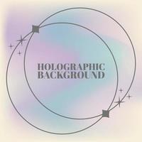 holografiska bakgrund vektorer design