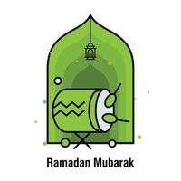 ramadan kareem konzept banner vektorillustration vektor